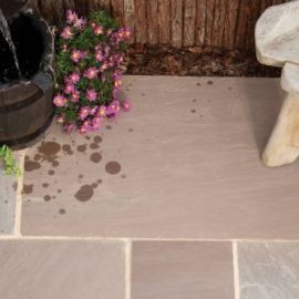 Autumn Brown Indian Sandstone patio