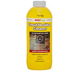 grout residue cleaner bottle