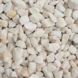 polar white chippings 20mm