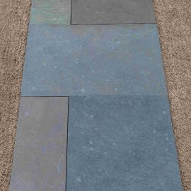 grey limestone paving