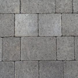 castacrete aged effect charcoal block paving
